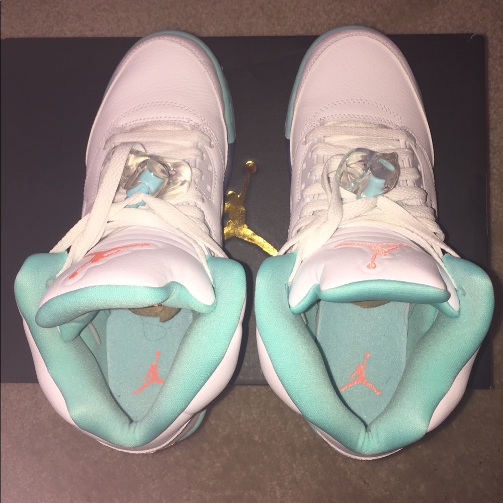 Air Jordan 5 Retro GS 'Light Aqua'